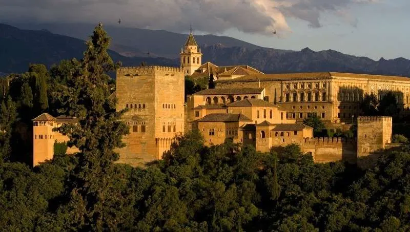 Atardecer desde la Alhambra de Granada